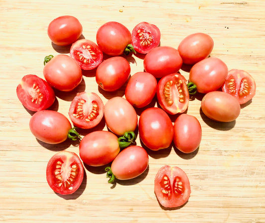 Pearly Pink Cherry -Non GMO- Heirloom Tomato Seeds (10+ Seeds)